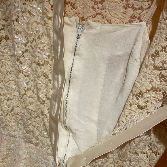 Vintage knit sequin 60s dress - Picture 5 of 6